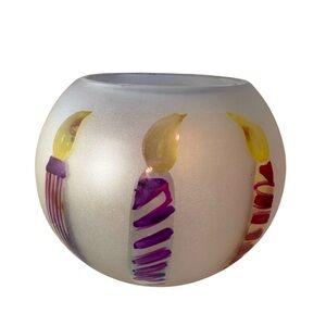 Glass Round Vase